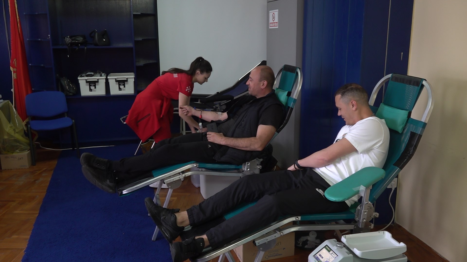 Sa memorijalne akcije davanja krvi u Plavom salonu bolnice Meljine