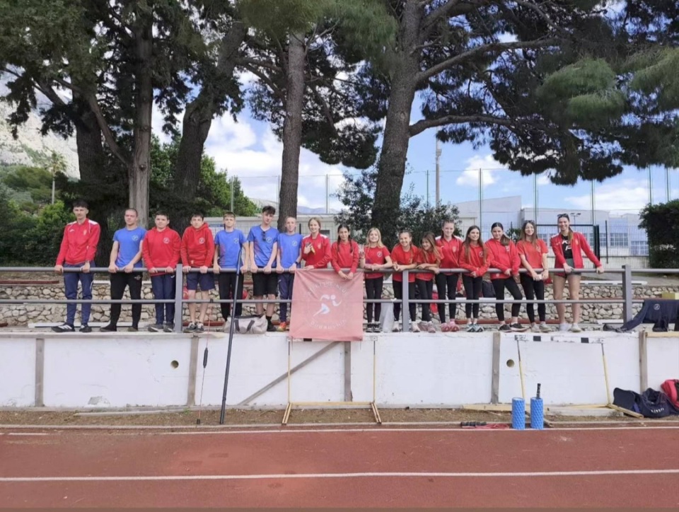 Atleticar Viktor Jancic na takmicenju