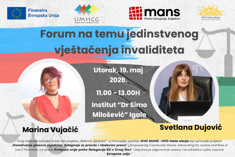 Forum Reformu pokreni — UMHCG