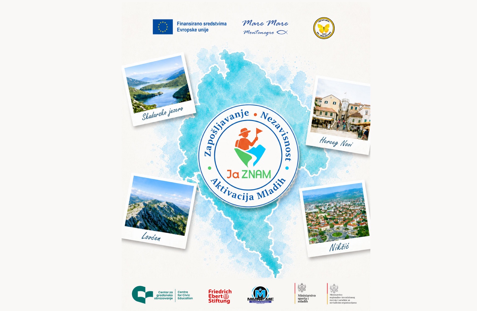 Vizual projekta Ja ZNAM za obuku turističkih vodiča