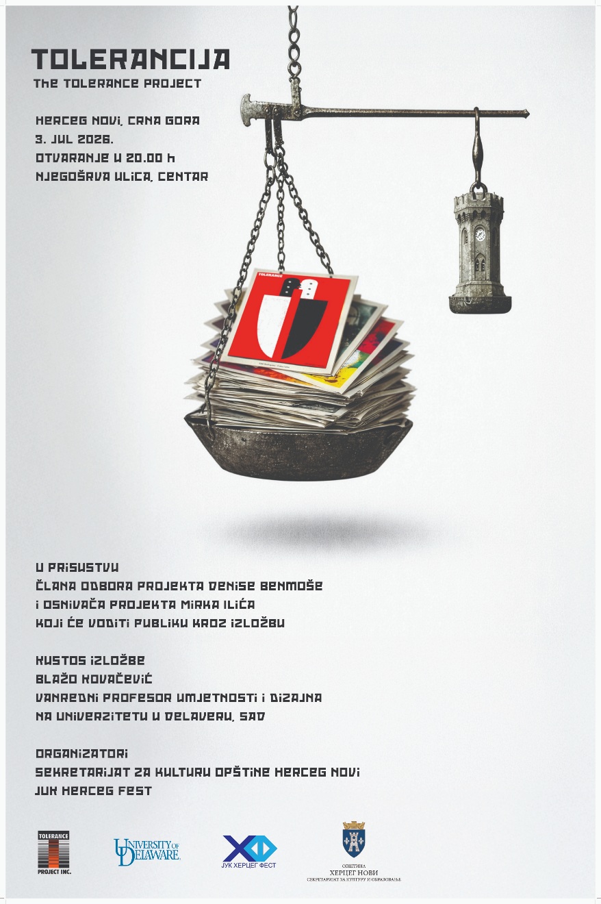 Najavni poster izložbe Tolerancija
