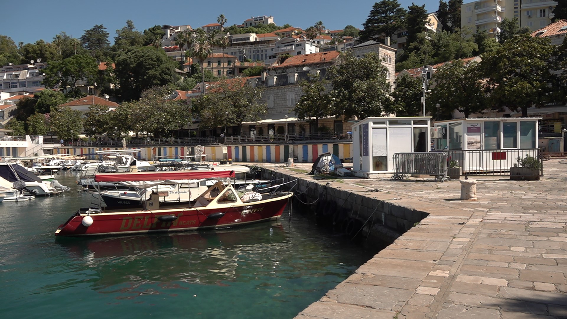Brodići u luci na Škveru, Herceg Novi