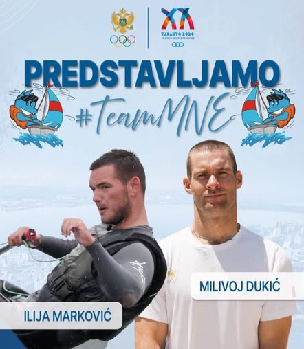 Crnogorski jedriličari Milivoj Dukić i Ilija Marković