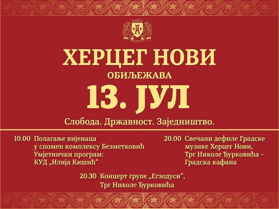 Obilježavanje Dana državnosti u Herceg Novom