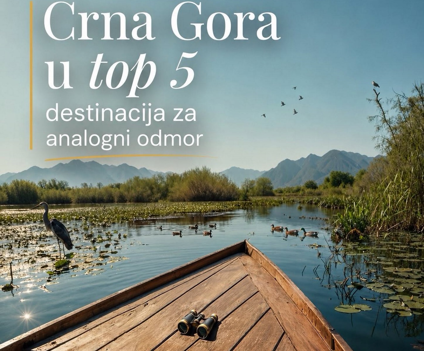 Odmor u prirodi bez telefona