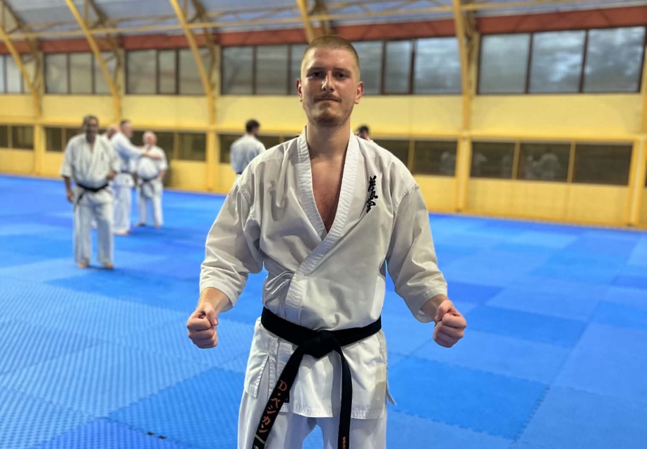 Đorđe Pešikan na kyokushin karate kampu
