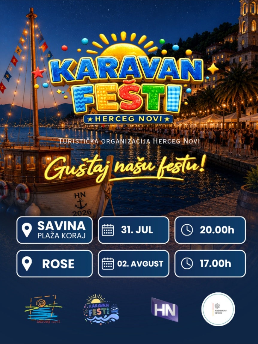 Plakat manifestacije Karavan fešti