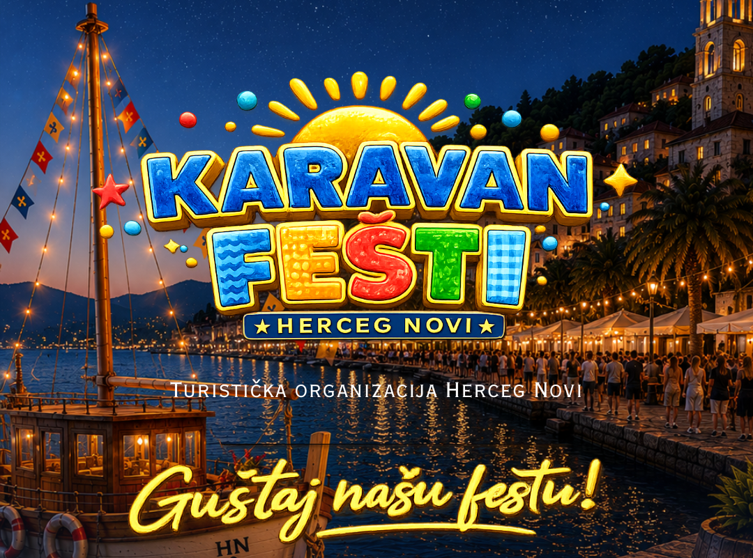 Plakat manifestacije Karavan fešti u Bijeloj