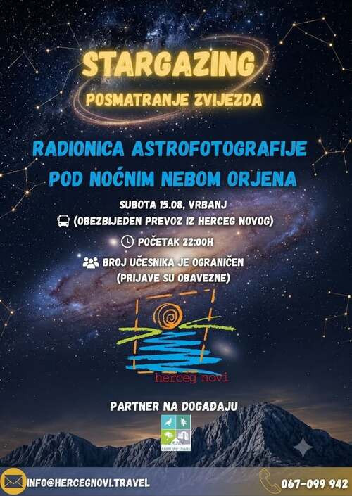Noćno nebo iznad Orjena