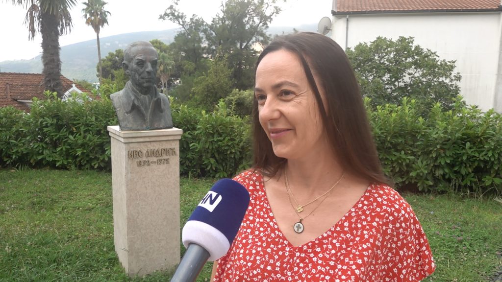 Gospava Kosović u Kući nobelovca Iva Andrića u Herceg Novom