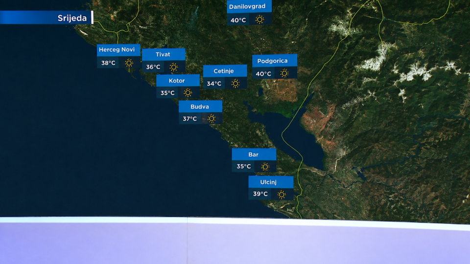 Prognoza visokih temperatura
