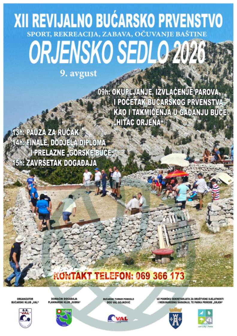 Bucarsko prvenstvo na Orjenskom sedlu