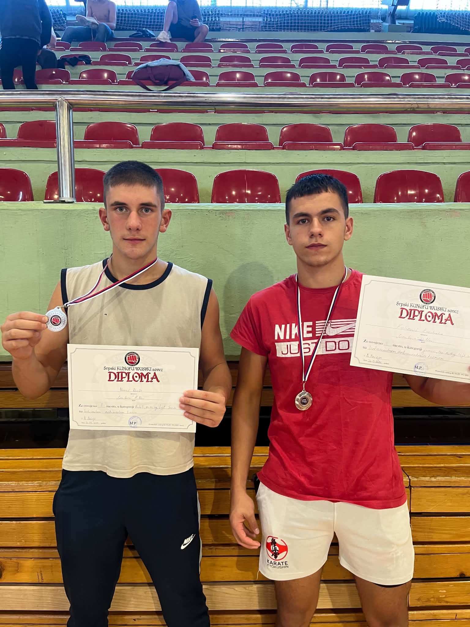 Takmičari Kjokušinkai karate kluba Herceg Novi
