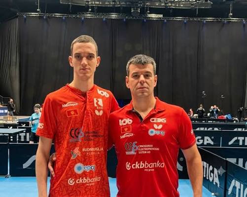 Filip Radović i Luka Bakić sa trenerima