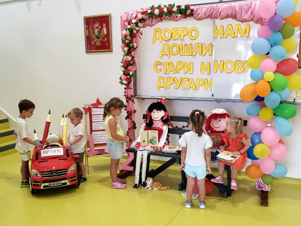 Djeca u vrtiću Naša radost