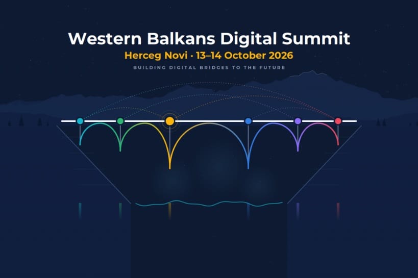 Plakat Digitalnog samita Zapadnog Balkana u Herceg Novom