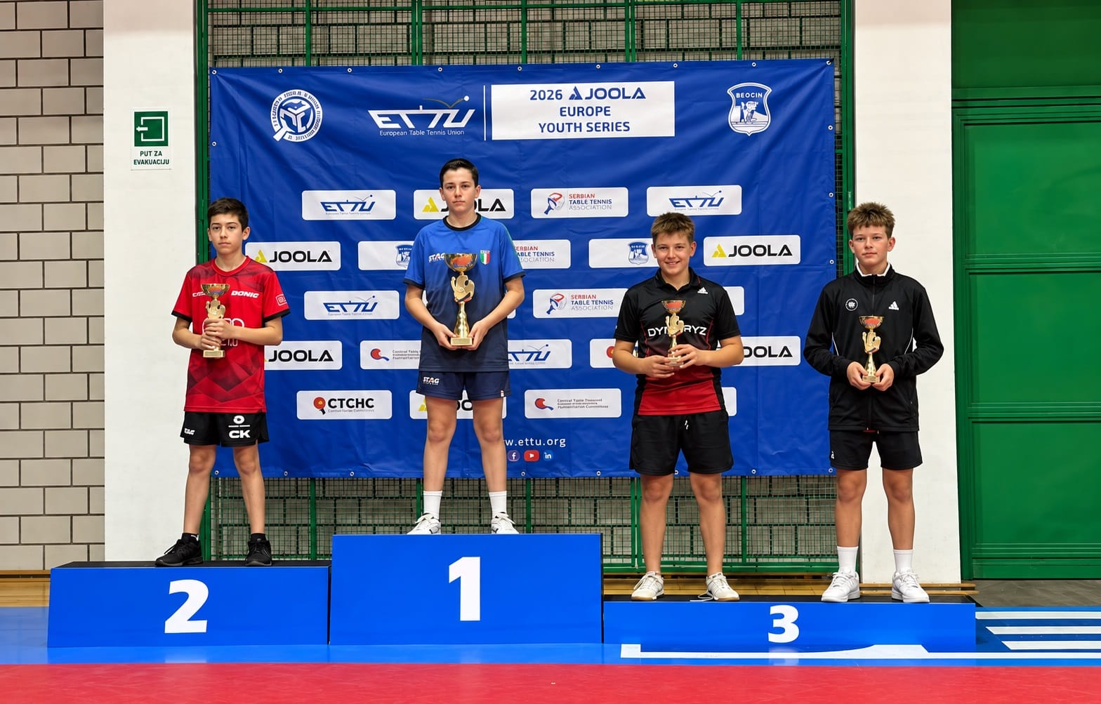 Milan Vučetić sa bronzanom medaljom