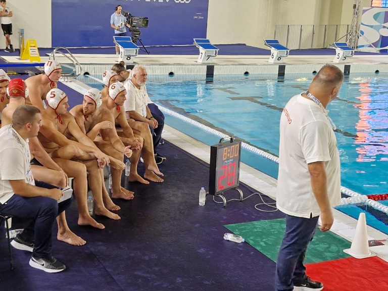 Vaterpolisti Crne Gore u meču na Mediteranskim igrama