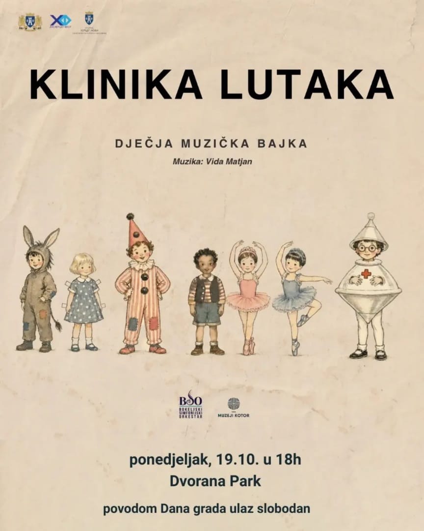 Plakat predstave Klinika lutaka