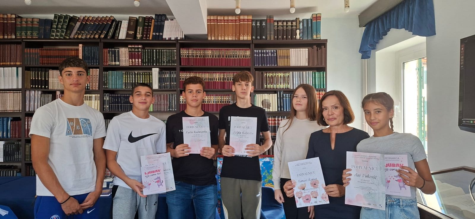 Javni čas učenika u Gradskoj biblioteci