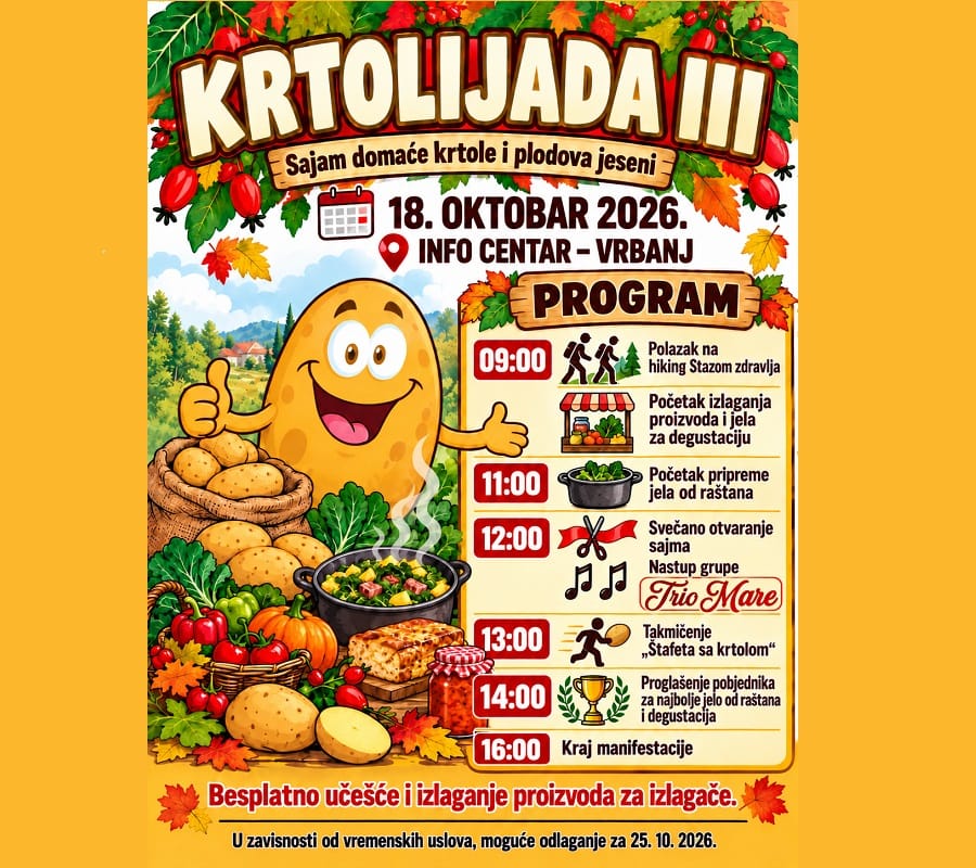 Plakat Krtolijade III sa programom