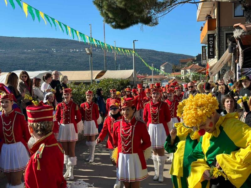 Maškarana povorka na Prazniku mimoze u Herceg Novom
