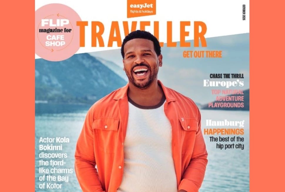 Glumac Kola Bokinni u magazinu EasyJet Traveller
