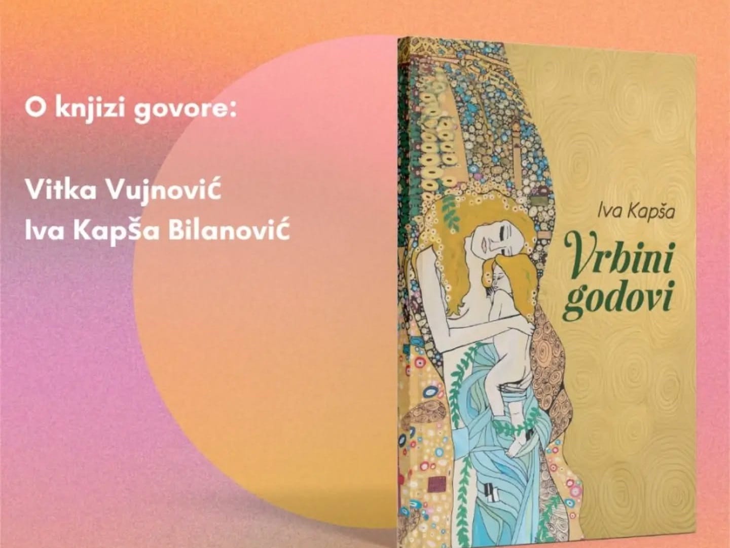 Korice romana „Vrbini godovi“ Ive Kapša Bilanović