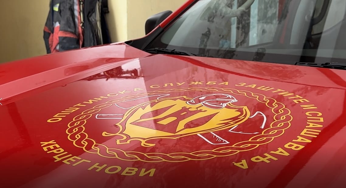 Vozilo opštinske Službe zaštite i spašavanja Herceg Novi