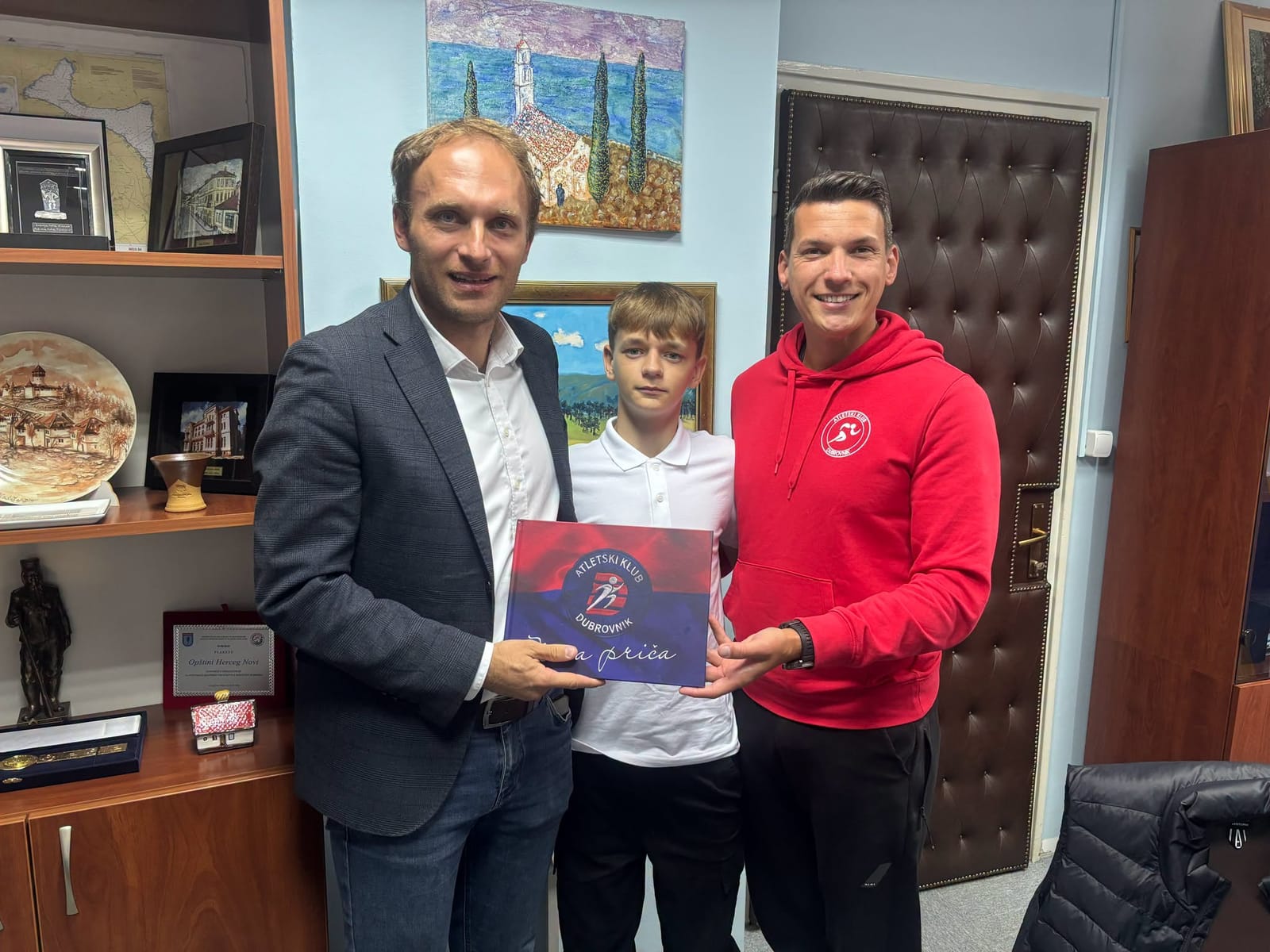 Prijem za atletičara Viktora Jančića u Opštini Herceg Novi