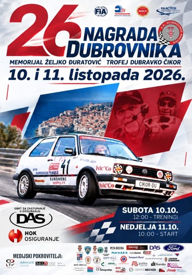 Plakat 26. Nagrade Dubrovnika
